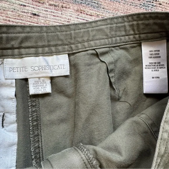 {Petite Sophisticate} Chino Cargo Pants - Picture 5 of 5